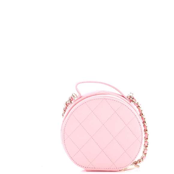 Chanel Handle With Care Round Vanity #242801C31B - Picture 4 of 7